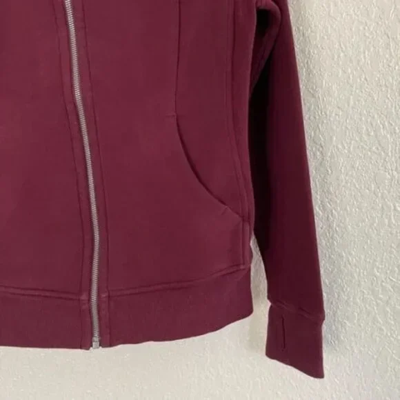 Lululemon Scuba Hoodie Sweatshirt MSRP $118 Dark Adobe Zip Activewear 10 - Picture 6 of 7
